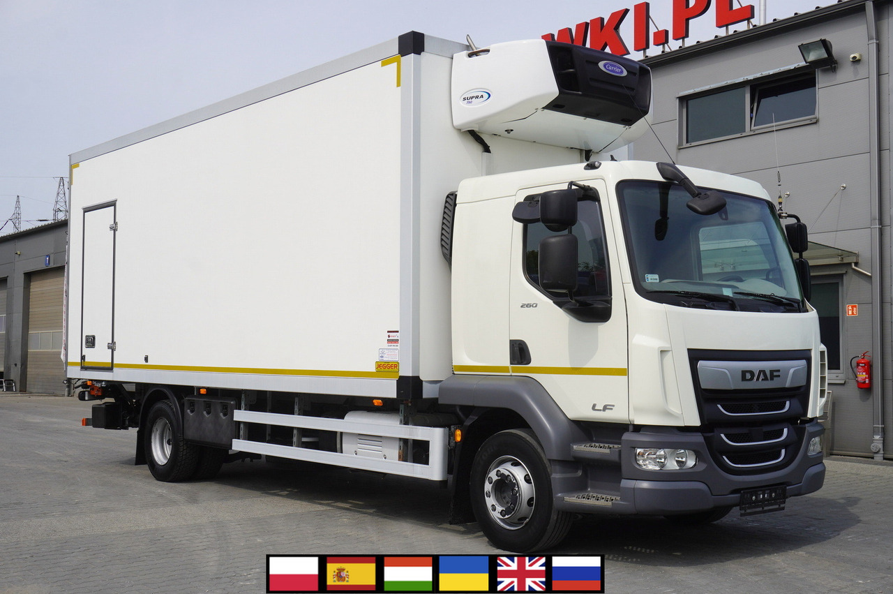 DAF LF 16.260 / Jegger Refrigerator / Carrier Supra 750 / DHOLLANDIA 1500 kg / Sleeper cab - Φορτηγό ψυγείο: φωτογραφία 1 DAF LF 16.260 / Jegger Refrigerator / Carrier Supra 750 / DHOLLANDIA 1500 kg / Sleeper cab - Φορτηγό ψυγείο: φωτογραφία 1