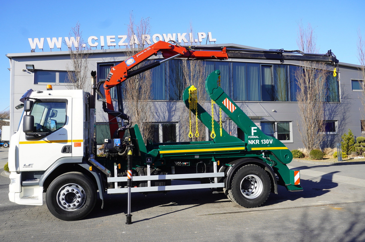 DAF LF 18.310 E6 / Skip loader Fornal NKR 130V / HDS HMF 735 K2 / Manual gearbox - Φορτηγό με γερανό: φωτογραφία 4 DAF LF 18.310 E6 / Skip loader Fornal NKR 130V / HDS HMF 735 K2 / Manual gearbox - Φορτηγό με γερανό: φωτογραφία 4