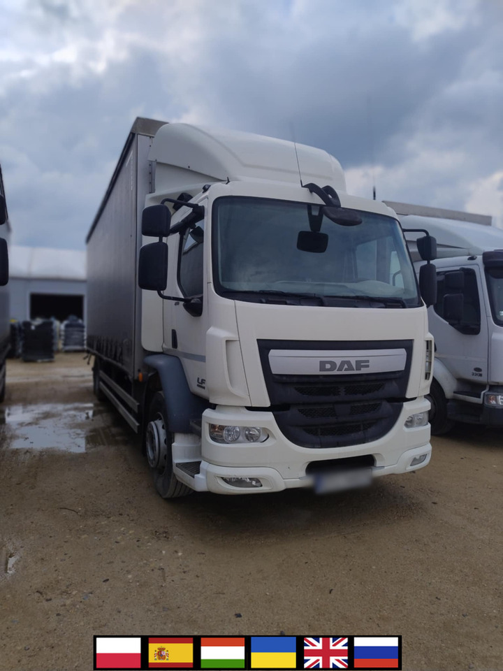 DAF LF 250 / Curtainsider 18 EPAL / sleeping cab - Φορτηγό μουσαμάς: φωτογραφία 1 DAF LF 250 / Curtainsider 18 EPAL / sleeping cab - Φορτηγό μουσαμάς: φωτογραφία 1