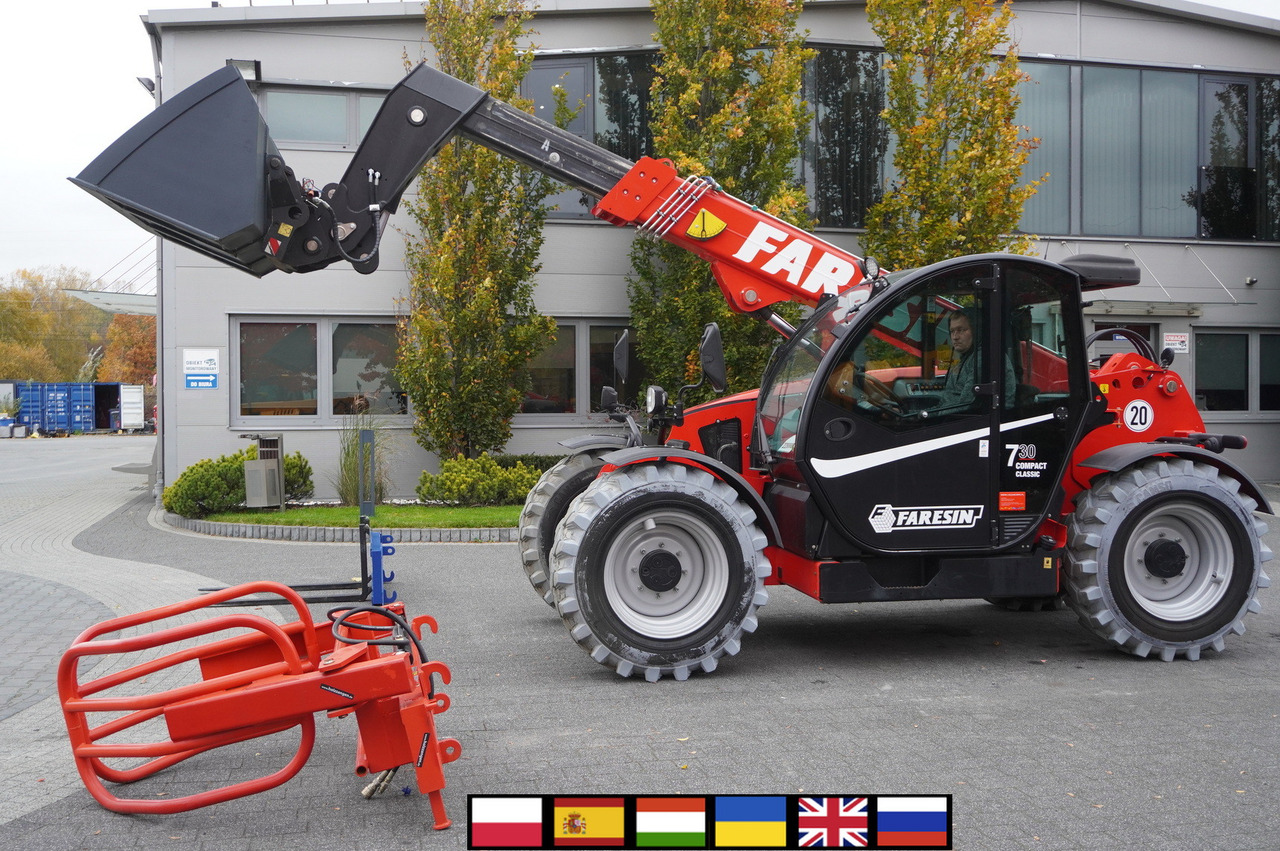 Faresin 730C Classic 55 / NEW / 550 MTH!!! / reach 7 m / joystick - Τηλεσκοπικός μπροστινός φορτωτής: φωτογραφία 1 Faresin 730C Classic 55 / NEW / 550 MTH!!! / reach 7 m / joystick - Τηλεσκοπικός μπροστινός φορτωτής: φωτογραφία 1
