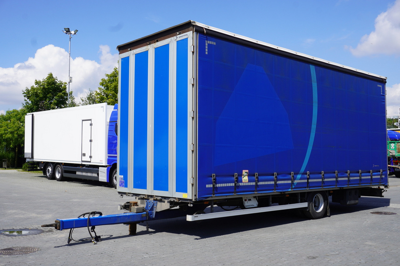 Gniotpol Tandem trailer / 10t / 2018 / 19 pallets - Τρέιλερ κουρτίνα: φωτογραφία 1 Gniotpol Tandem trailer / 10t / 2018 / 19 pallets - Τρέιλερ κουρτίνα: φωτογραφία 1
