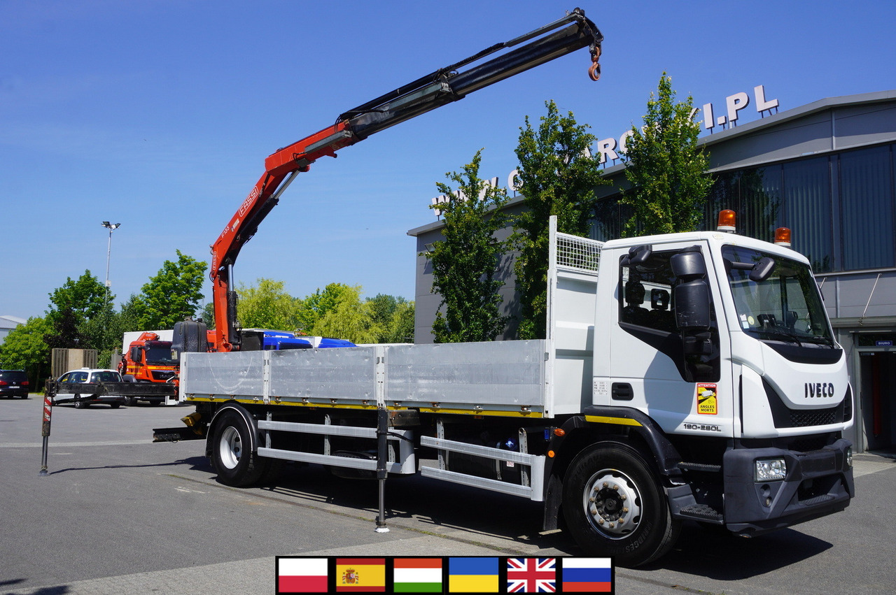 IVECO EUROCARGO 190-280L / FASSI F135A / 8 M / Lift cap. 5580 kg - Φορτηγό με γερανό: φωτογραφία 1 IVECO EUROCARGO 190-280L / FASSI F135A / 8 M / Lift cap. 5580 kg - Φορτηγό με γερανό: φωτογραφία 1