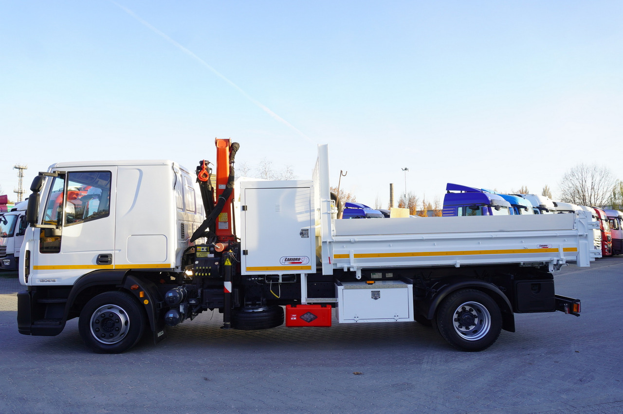 IVECO Eurocargo 120E18 Crane Palfinger / 3-way tipper / sleeper cab - Φορτηγό ανατρεπόμενο, Φορτηγό με γερανό: φωτογραφία 5 IVECO Eurocargo 120E18 Crane Palfinger / 3-way tipper / sleeper cab - Φορτηγό ανατρεπόμενο, Φορτηγό με γερανό: φωτογραφία 5