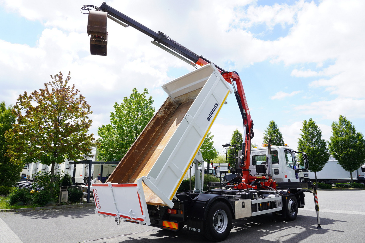 IVECO Eurocargo 160E22 EEV Dump truck / Bortmatic / Crane FASSI F95A.0.22 - Φορτηγό ανατρεπόμενο, Φορτηγό με γερανό: φωτογραφία 5 IVECO Eurocargo 160E22 EEV Dump truck / Bortmatic / Crane FASSI F95A.0.22 - Φορτηγό ανατρεπόμενο, Φορτηγό με γερανό: φωτογραφία 5