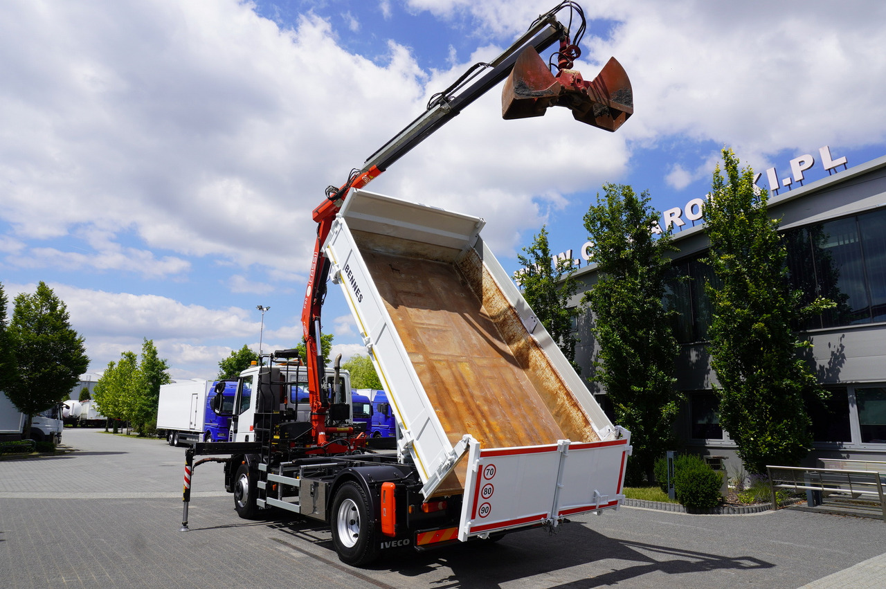 IVECO Eurocargo 160E22 EEV Dump truck / Bortmatic / Crane FASSI F95A.0.22 - Φορτηγό με ανοιχτή καρότσα, Φορτηγό με γερανό: φωτογραφία 4 IVECO Eurocargo 160E22 EEV Dump truck / Bortmatic / Crane FASSI F95A.0.22 - Φορτηγό με ανοιχτή καρότσα, Φορτηγό με γερανό: φωτογραφία 4