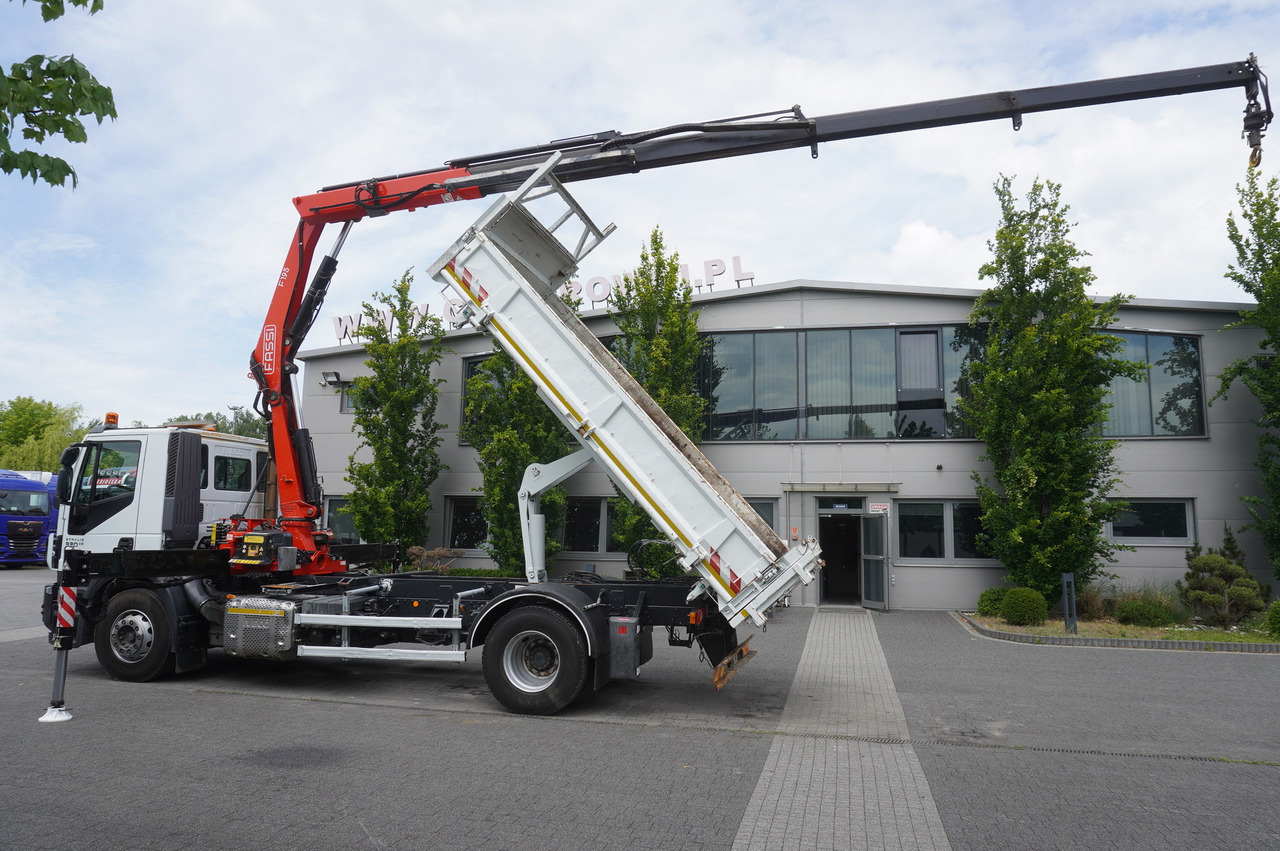 IVECO STRALIS 330 E6 / FASSI 195A 8.5 T / 3-side tipper - Φορτηγό ανατρεπόμενο, Φορτηγό με γερανό: φωτογραφία 4 IVECO STRALIS 330 E6 / FASSI 195A 8.5 T / 3-side tipper - Φορτηγό ανατρεπόμενο, Φορτηγό με γερανό: φωτογραφία 4