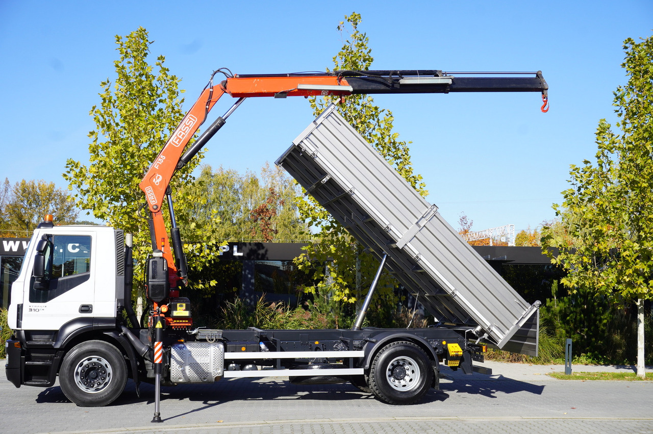IVECO Stralis 310 E6 / NEW 3-sided tipper / Fassi F135 crane with remote control - Φορτηγό με ανοιχτή καρότσα, Φορτηγό με γερανό: φωτογραφία 4 IVECO Stralis 310 E6 / NEW 3-sided tipper / Fassi F135 crane with remote control - Φορτηγό με ανοιχτή καρότσα, Φορτηγό με γερανό: φωτογραφία 4