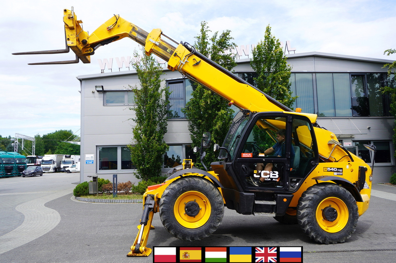 JCB 540-140 telescopic loader / 14 m range / 1800 MTH - Τηλεσκοπικός μπροστινός φορτωτής: φωτογραφία 1 JCB 540-140 telescopic loader / 14 m range / 1800 MTH - Τηλεσκοπικός μπροστινός φορτωτής: φωτογραφία 1