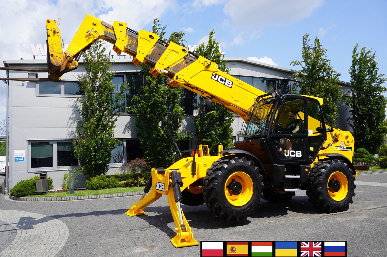 JCB 540-200 Telescopic Loader / 20 m reach / joystick - Τηλεσκοπικός μπροστινός φορτωτής: φωτογραφία 1 JCB 540-200 Telescopic Loader / 20 m reach / joystick - Τηλεσκοπικός μπροστινός φορτωτής: φωτογραφία 1