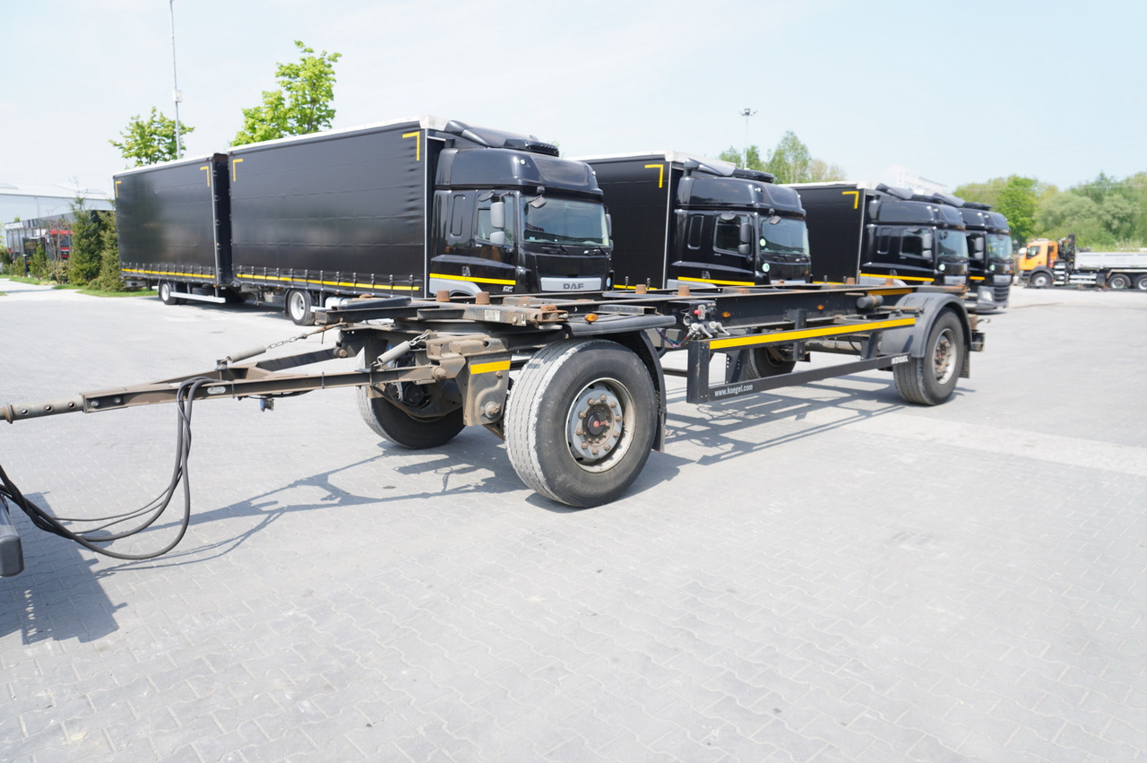 KOGEL AWE 18, two-axle, BDF, 7.5m chassis , air suspension, SAF axles - Ρυμούλκα σασί: φωτογραφία 2 KOGEL AWE 18, two-axle, BDF, 7.5m chassis , air suspension, SAF axles - Ρυμούλκα σασί: φωτογραφία 2