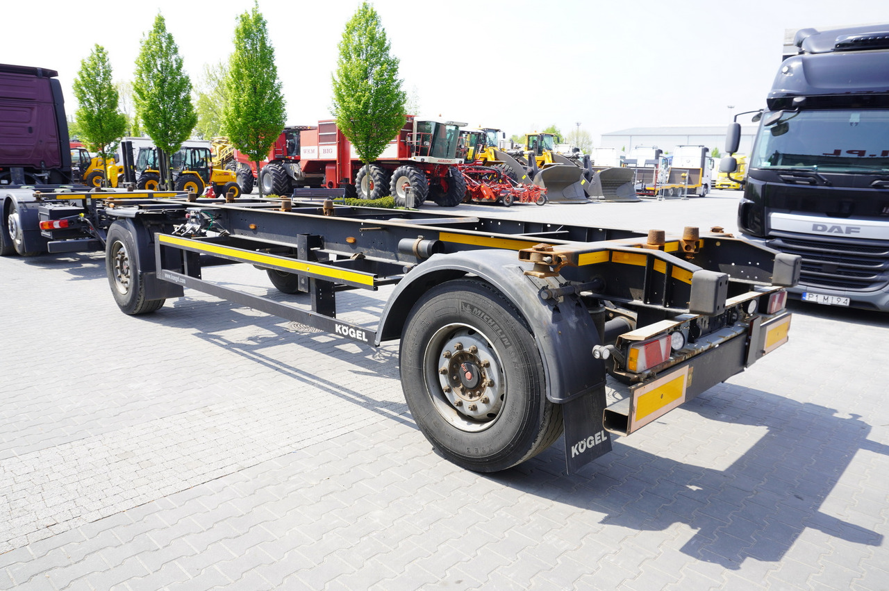 KOGEL AWE 18, two-axle, BDF, 7.5m chassis , air suspension, SAF axles - Ρυμούλκα σασί: φωτογραφία 4 KOGEL AWE 18, two-axle, BDF, 7.5m chassis , air suspension, SAF axles - Ρυμούλκα σασί: φωτογραφία 4