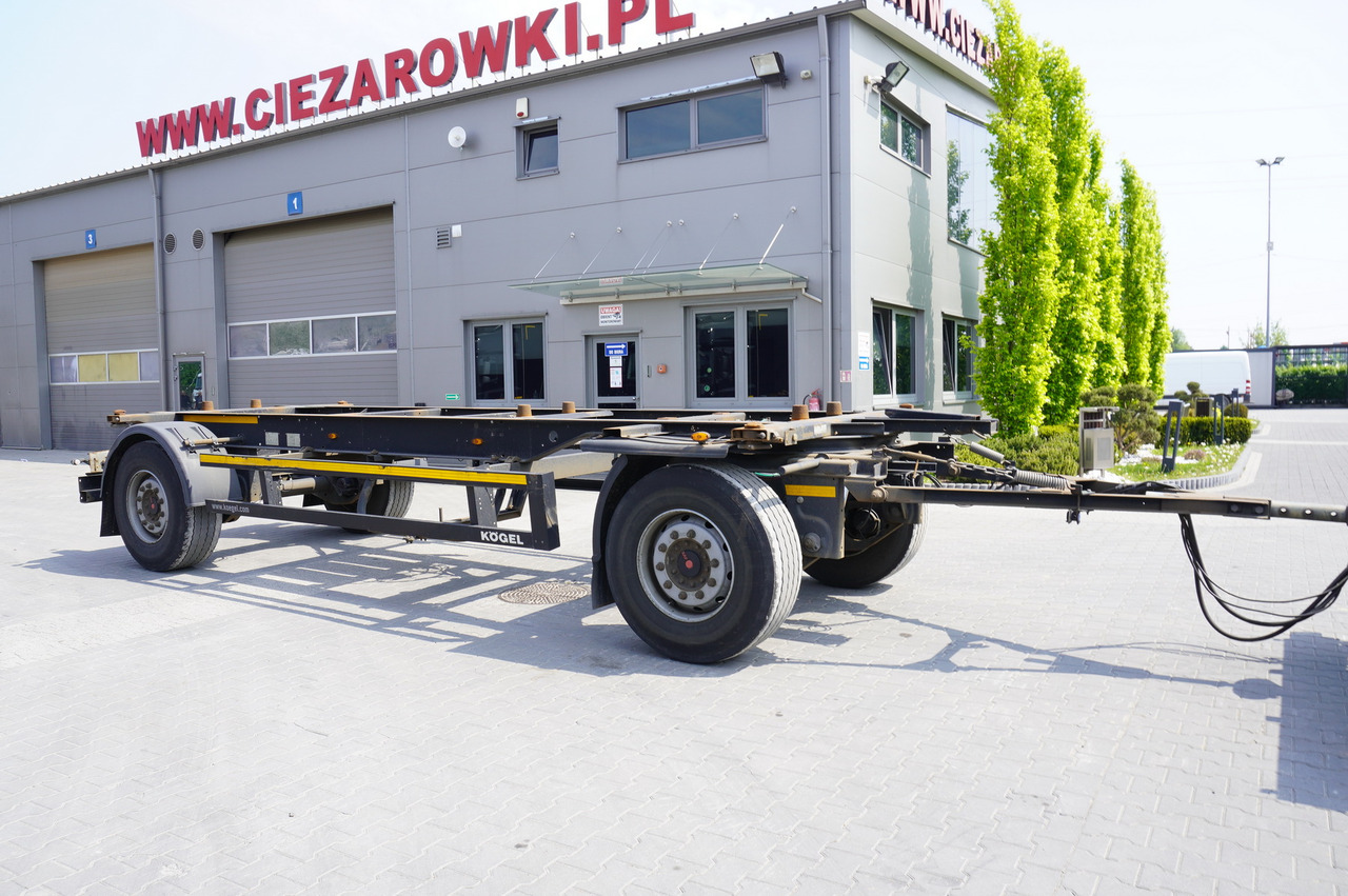 KOGEL AWE 18, two-axle, BDF, 7.5m chassis , air suspension, SAF axles - Ρυμούλκα σασί: φωτογραφία 1 KOGEL AWE 18, two-axle, BDF, 7.5m chassis , air suspension, SAF axles - Ρυμούλκα σασί: φωτογραφία 1