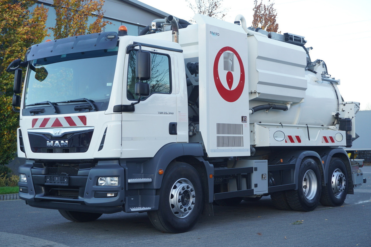 MAN TGM 26.340 E6 / RIVARD sewage cleaner 11.8 m3 / 170 tho. km / steered axle - Όχημα εκκένωσης βόθρων: φωτογραφία 2 MAN TGM 26.340 E6 / RIVARD sewage cleaner 11.8 m3 / 170 tho. km / steered axle - Όχημα εκκένωσης βόθρων: φωτογραφία 2