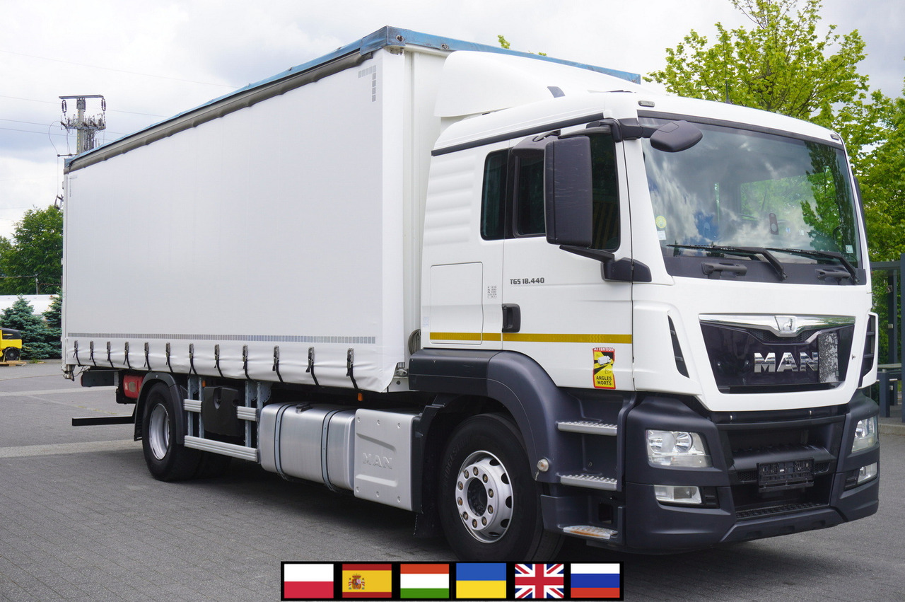 MAN TGS 18.440 / 19 EPAL curtainsider / Sleeper cab - Φορτηγό μουσαμάς: φωτογραφία 1 MAN TGS 18.440 / 19 EPAL curtainsider / Sleeper cab - Φορτηγό μουσαμάς: φωτογραφία 1
