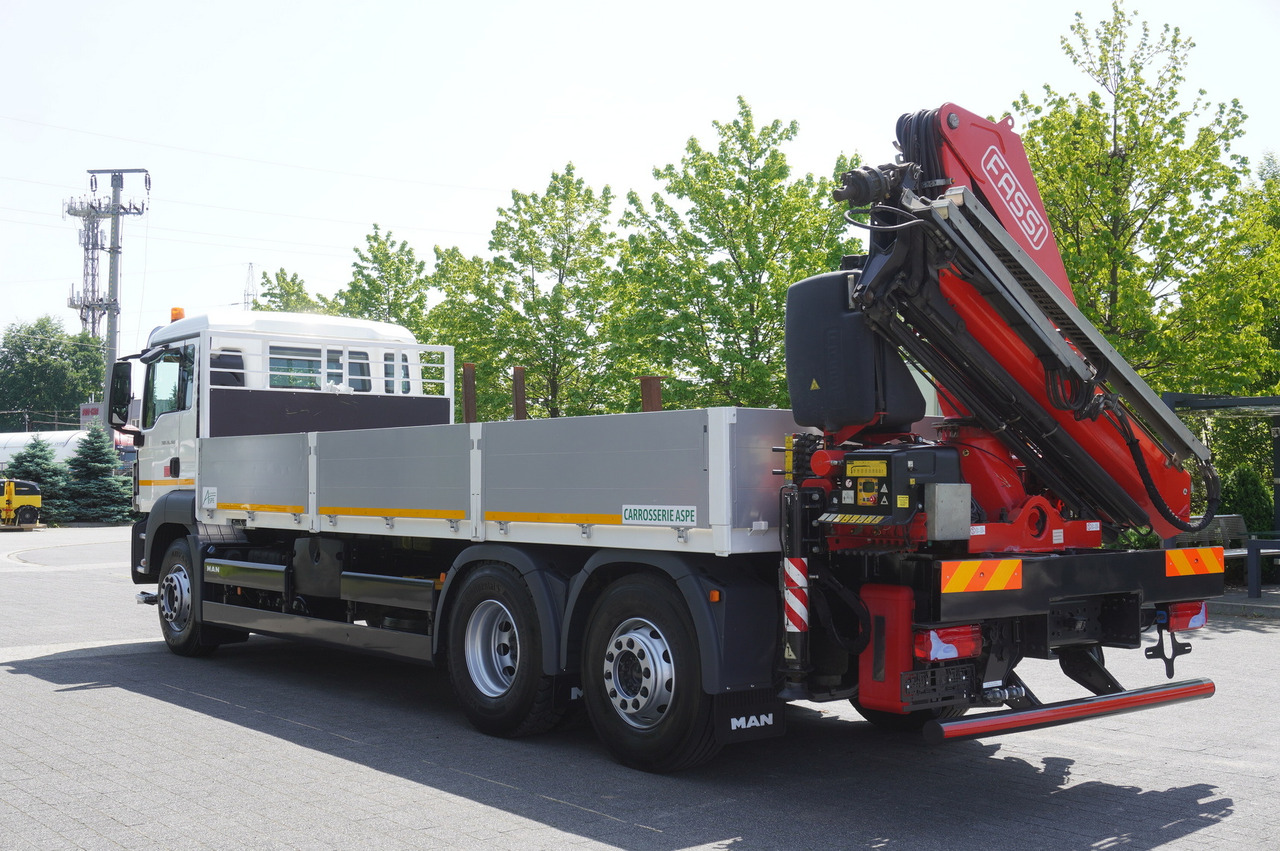 Φορτηγό με γερανό MAN TGS 26.360 Flatbed / Fassi F175 7.7 T / steered 3rd axle: φωτογραφία 6 Φορτηγό με γερανό MAN TGS 26.360 Flatbed / Fassi F175 7.7 T / steered 3rd axle: φωτογραφία 6