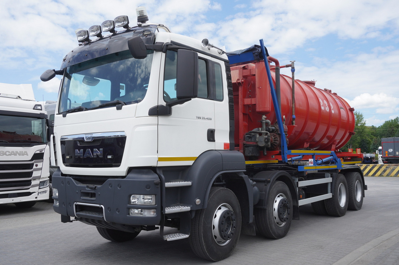 MAN TGS 35.400 8 × 4 E5 / HYVA HOOK LIFT 32.56 SE / Septic barrel 13000 L - Κοπροδιανομέας υγρής κοπριάς: φωτογραφία 2 MAN TGS 35.400 8 × 4 E5 / HYVA HOOK LIFT 32.56 SE / Septic barrel 13000 L - Κοπροδιανομέας υγρής κοπριάς: φωτογραφία 2