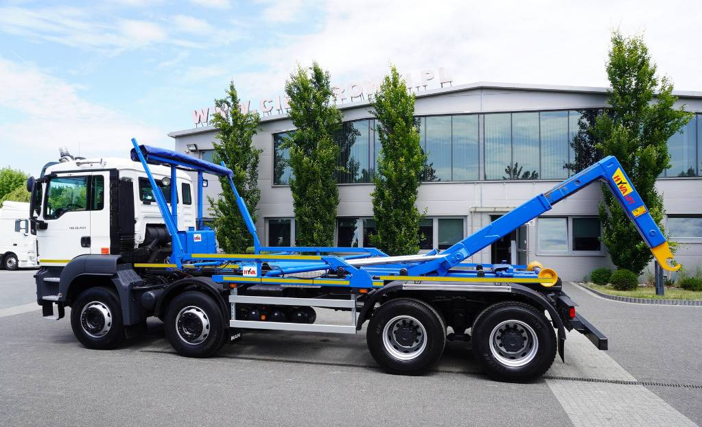 MAN TGS 35.400 8×4 HYVA LIFT 32.56 SE hooklift - Φορτηγό φόρτωσης γάντζου: φωτογραφία 3 MAN TGS 35.400 8×4 HYVA LIFT 32.56 SE hooklift - Φορτηγό φόρτωσης γάντζου: φωτογραφία 3