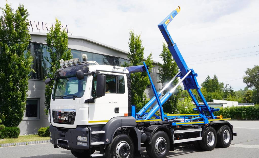 MAN TGS 35.400 8×4 HYVA LIFT 32.56 SE hooklift - Φορτηγό φόρτωσης γάντζου: φωτογραφία 1 MAN TGS 35.400 8×4 HYVA LIFT 32.56 SE hooklift - Φορτηγό φόρτωσης γάντζου: φωτογραφία 1