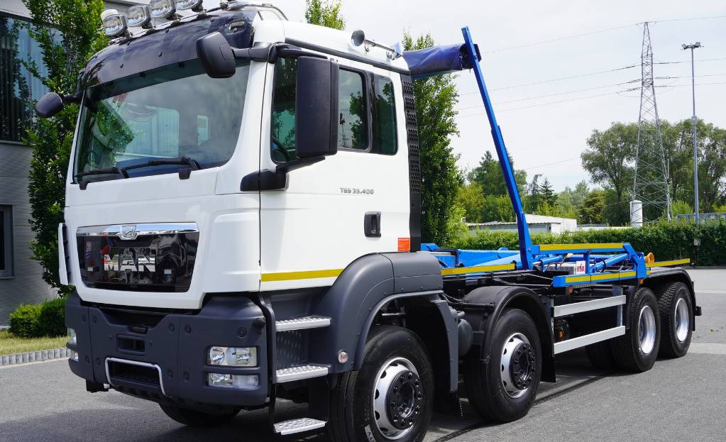 MAN TGS 35.400 8×4 HYVA LIFT 32.56 SE hooklift - Φορτηγό φόρτωσης γάντζου: φωτογραφία 4 MAN TGS 35.400 8×4 HYVA LIFT 32.56 SE hooklift - Φορτηγό φόρτωσης γάντζου: φωτογραφία 4