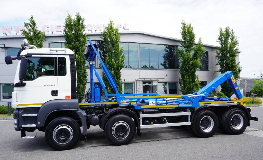 MAN TGS 35.400 8×4 HYVA LIFT 32.56 SE hooklift - Φορτηγό φόρτωσης γάντζου: φωτογραφία 2 MAN TGS 35.400 8×4 HYVA LIFT 32.56 SE hooklift - Φορτηγό φόρτωσης γάντζου: φωτογραφία 2