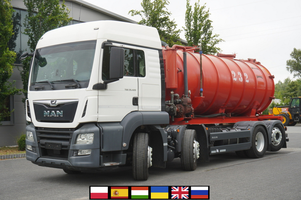 MAN TGS 35.420 8×2 / NEW septic barrel 13000 L / 3 steered axles - Μπεκ λυμάτων: φωτογραφία 1 MAN TGS 35.420 8×2 / NEW septic barrel 13000 L / 3 steered axles - Μπεκ λυμάτων: φωτογραφία 1