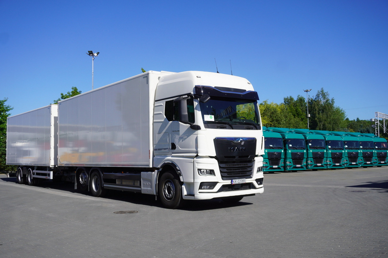 Φορτηγό κόφα MAN TGX 26.480 6×2-2 LL CH NEW / 19 EPAL box / New Wecon walkthrough box trailer 19 EPAL / 2025.06 !!!: φωτογραφία 17