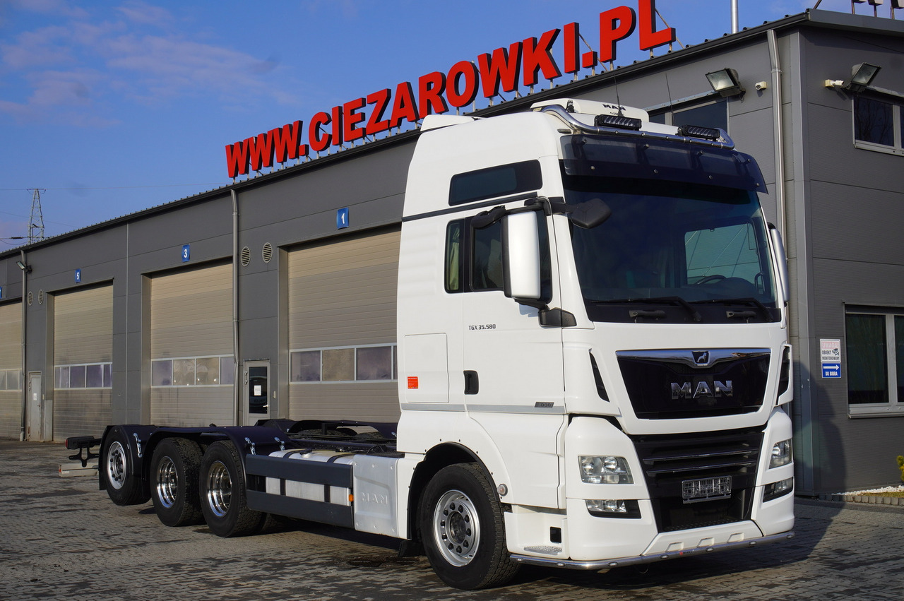MAN TGX 35.580 E6 8x4/4 - 8.8m chassis frame - Φορτηγό με γερανό: φωτογραφία 1 MAN TGX 35.580 E6 8x4/4 - 8.8m chassis frame - Φορτηγό με γερανό: φωτογραφία 1