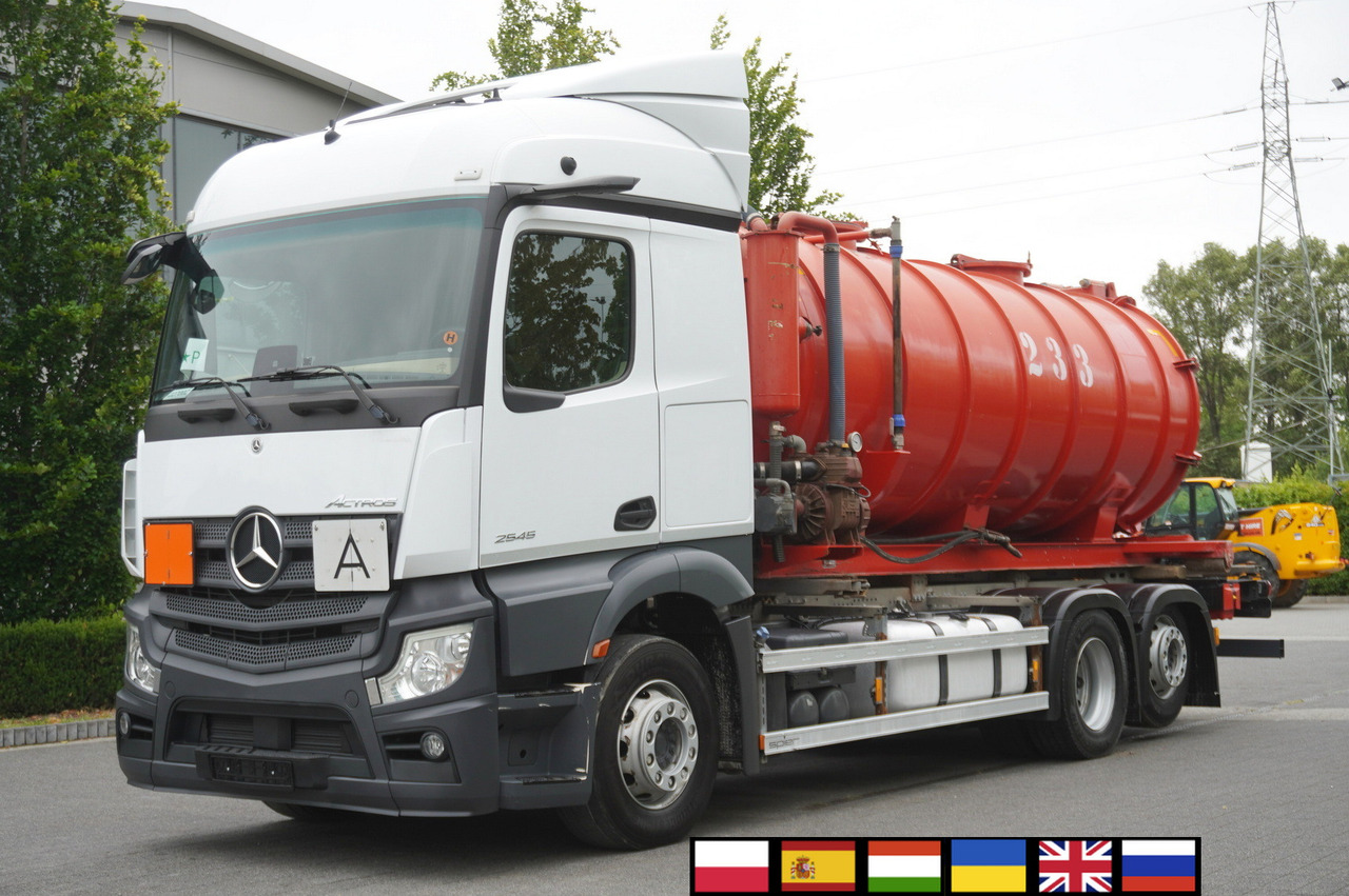 MERCEDES-BENZ Actros 2545 6 × 2 MP5 / NEW septic barrel 13000 L - Φορτηγό βυτιοφόρο: φωτογραφία 1 MERCEDES-BENZ Actros 2545 6 × 2 MP5 / NEW septic barrel 13000 L - Φορτηγό βυτιοφόρο: φωτογραφία 1