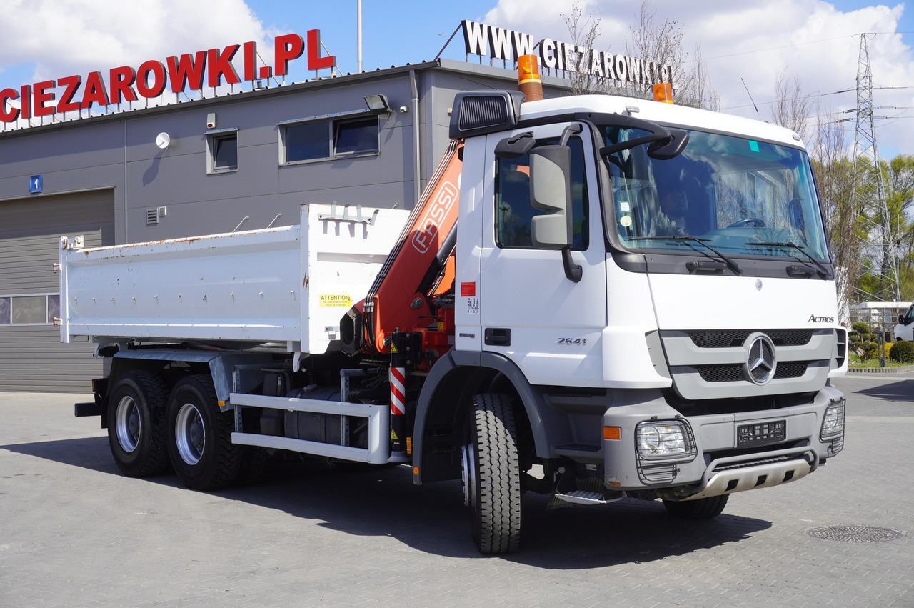 Τηλεσκοπικός γερανός MERCEDES-BENZ Actros 2641 6×4 E5 / Crane / Dumper / 110000 km!: φωτογραφία 8