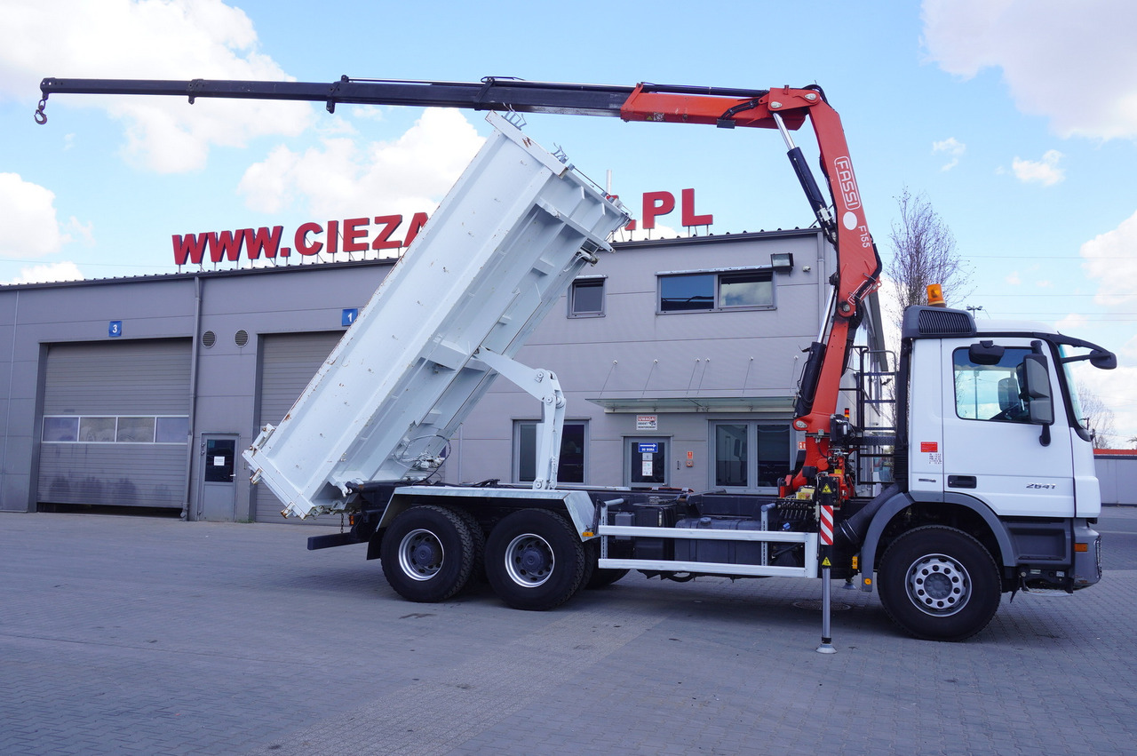 MERCEDES-BENZ Actros 2641 6×4 E5 / Crane / Dumper / 110000 km! - Φορτηγό με ανοιχτή καρότσα, Φορτηγό με γερανό: φωτογραφία 3 MERCEDES-BENZ Actros 2641 6×4 E5 / Crane / Dumper / 110000 km! - Φορτηγό με ανοιχτή καρότσα, Φορτηγό με γερανό: φωτογραφία 3