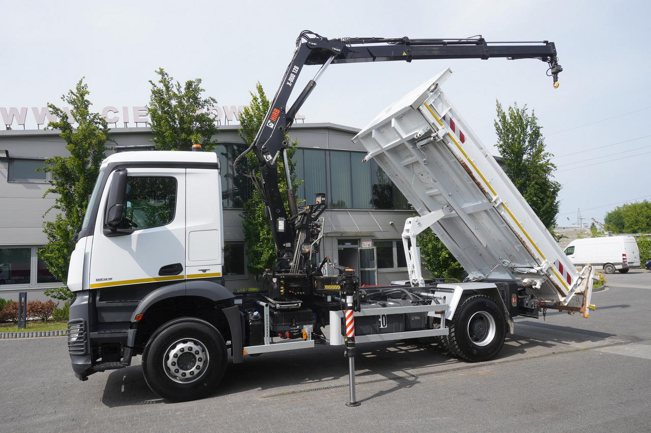 MERCEDES-BENZ Arocs 1833 / 87,000 km!!! / Hds HIAB X-DUO 128 B-2 / three-sided tipper - Φορτηγό ανατρεπόμενο, Φορτηγό με γερανό: φωτογραφία 4 MERCEDES-BENZ Arocs 1833 / 87,000 km!!! / Hds HIAB X-DUO 128 B-2 / three-sided tipper - Φορτηγό ανατρεπόμενο, Φορτηγό με γερανό: φωτογραφία 4