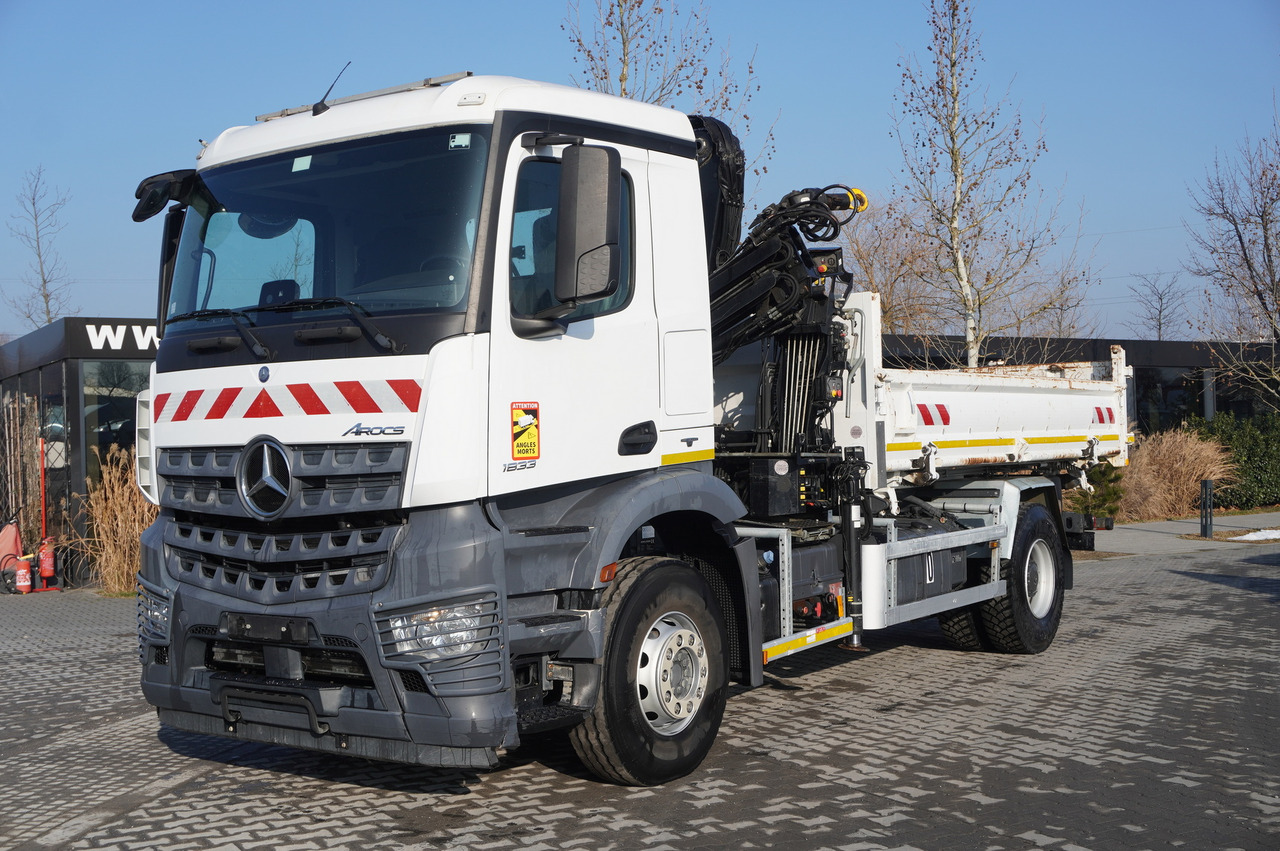 MERCEDES-BENZ Arocs 1833 / 87,000 km!!! / Hds HIAB X-DUO 128 B-2 / three-sided tipper - Φορτηγό με γερανό, Φορτηγό με γερανό: φωτογραφία 3 MERCEDES-BENZ Arocs 1833 / 87,000 km!!! / Hds HIAB X-DUO 128 B-2 / three-sided tipper - Φορτηγό με γερανό, Φορτηγό με γερανό: φωτογραφία 3