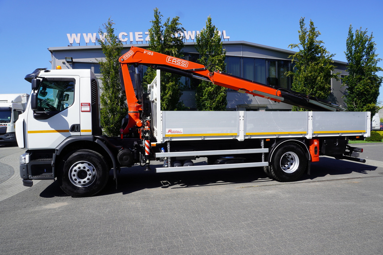 RENAULT C280 DTI 8 / FASSI crane 5.6 T / range 8 m / Flatbed 15 EPAL - Φορτηγό με ανοιχτή καρότσα, Φορτηγό με γερανό: φωτογραφία 2 RENAULT C280 DTI 8 / FASSI crane 5.6 T / range 8 m / Flatbed 15 EPAL - Φορτηγό με ανοιχτή καρότσα, Φορτηγό με γερανό: φωτογραφία 2