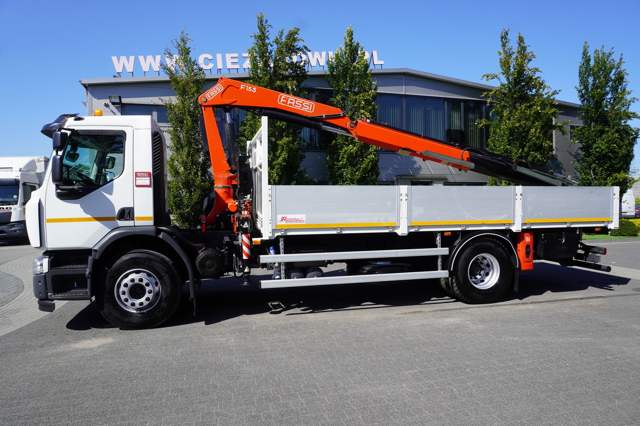 RENAULT C320 P 4x2 / FASSI crane 6.2 T / range 10 m / Flatbed 15 EPAL / 50 tho. km! - Φορτηγό με ανοιχτή καρότσα, Φορτηγό με γερανό: φωτογραφία 2 RENAULT C320 P 4x2 / FASSI crane 6.2 T / range 10 m / Flatbed 15 EPAL / 50 tho. km! - Φορτηγό με ανοιχτή καρότσα, Φορτηγό με γερανό: φωτογραφία 2
