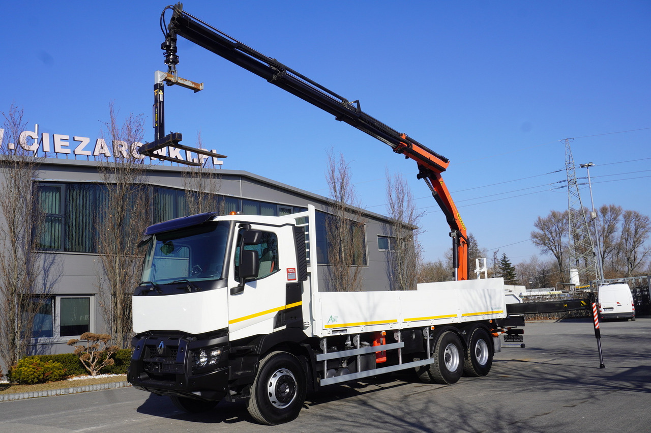 RENAULT C380 / 6x4 / HDS Palfinger PK 18002-EH 6000 kg - Φορτηγό με γερανό: φωτογραφία 1 RENAULT C380 / 6x4 / HDS Palfinger PK 18002-EH 6000 kg - Φορτηγό με γερανό: φωτογραφία 1