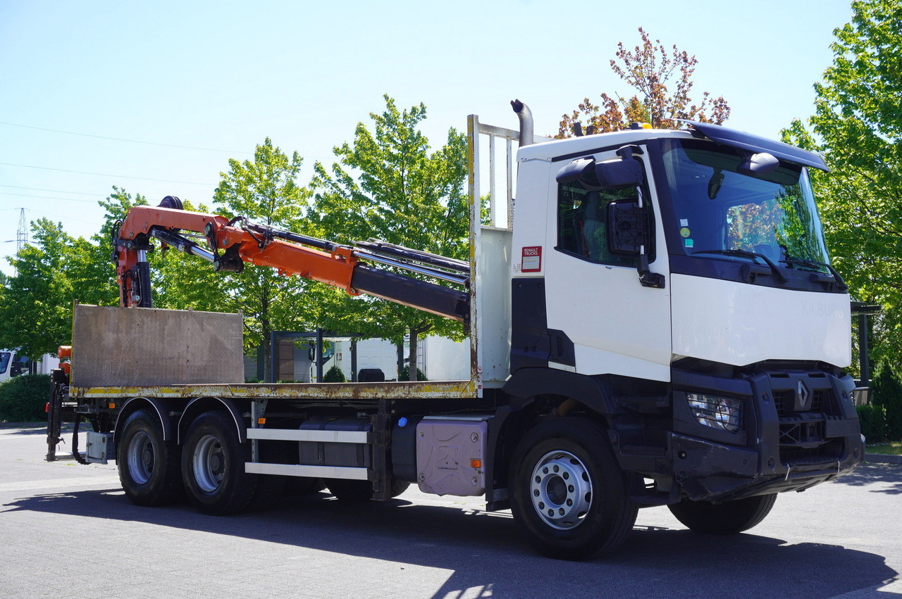 RENAULT C380 Comfort 6x4 / Atlas 6.1 T crane / range 12.3 m - Φορτηγό με ανοιχτή καρότσα, Φορτηγό με γερανό: φωτογραφία 5 RENAULT C380 Comfort 6x4 / Atlas 6.1 T crane / range 12.3 m - Φορτηγό με ανοιχτή καρότσα, Φορτηγό με γερανό: φωτογραφία 5