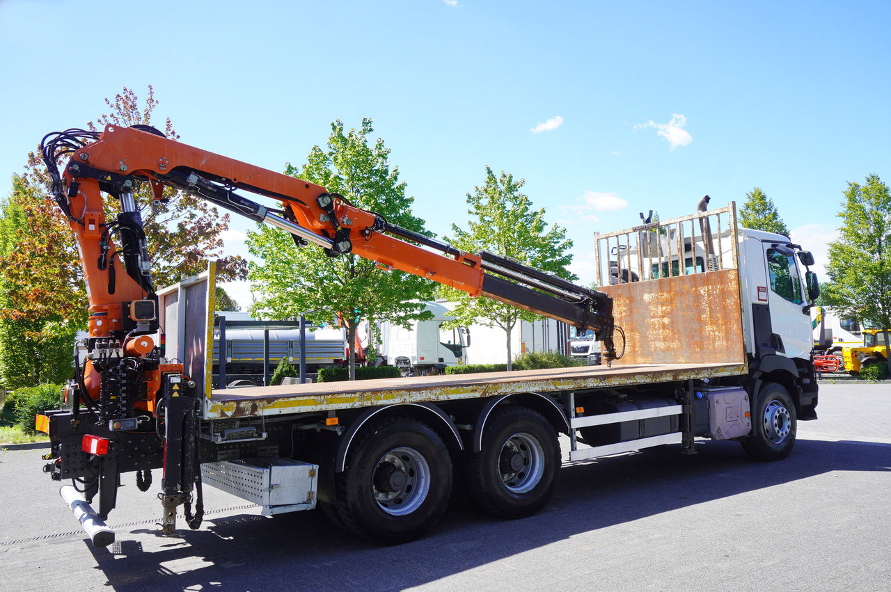 RENAULT C380 Comfort 6x4 / Atlas 6.1 T crane / range 12.3 m - Φορτηγό με ανοιχτή καρότσα, Φορτηγό με γερανό: φωτογραφία 4 RENAULT C380 Comfort 6x4 / Atlas 6.1 T crane / range 12.3 m - Φορτηγό με ανοιχτή καρότσα, Φορτηγό με γερανό: φωτογραφία 4