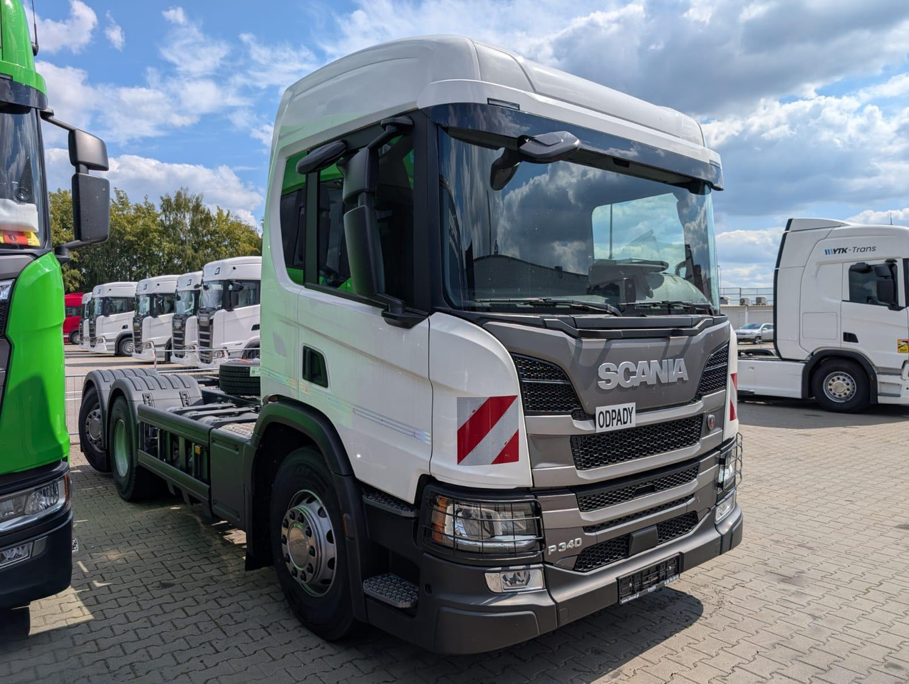 SCANIA P 340 B6x2*4NA / chassis frame / steering axle / CNG / large cab / 8 units - Φορτηγό σασί: φωτογραφία 2 SCANIA P 340 B6x2*4NA / chassis frame / steering axle / CNG / large cab / 8 units - Φορτηγό σασί: φωτογραφία 2