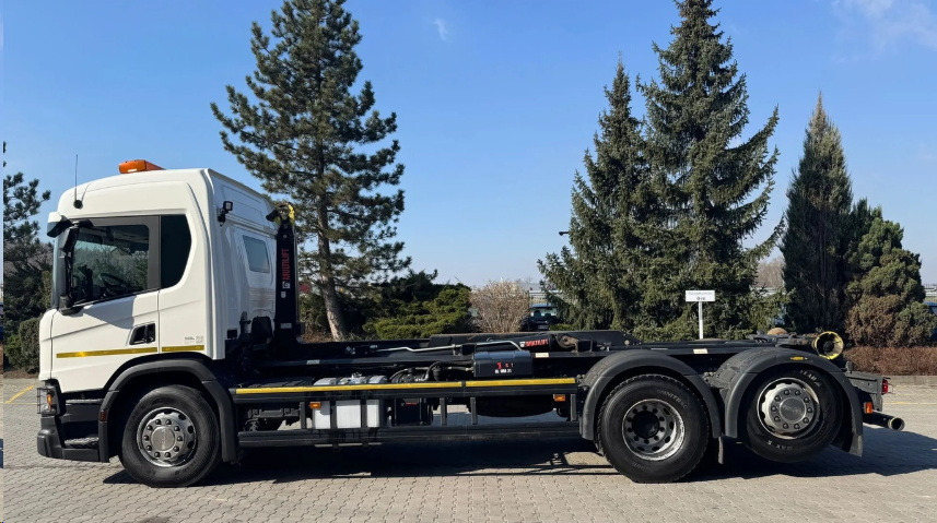 SCANIA P410 B6X2*4NA HIAB Multilift 21t / 150 tho.km hooklift - Φορτηγό φόρτωσης γάντζου: φωτογραφία 3 SCANIA P410 B6X2*4NA HIAB Multilift 21t / 150 tho.km hooklift - Φορτηγό φόρτωσης γάντζου: φωτογραφία 3