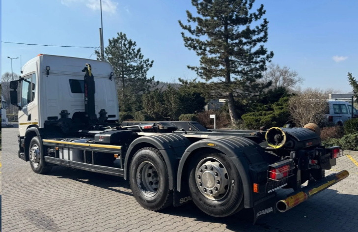 SCANIA P410 B6X2*4NA HIAB Multilift 21t / 150 tho.km hooklift - Φορτηγό φόρτωσης γάντζου: φωτογραφία 4 SCANIA P410 B6X2*4NA HIAB Multilift 21t / 150 tho.km hooklift - Φορτηγό φόρτωσης γάντζου: φωτογραφία 4