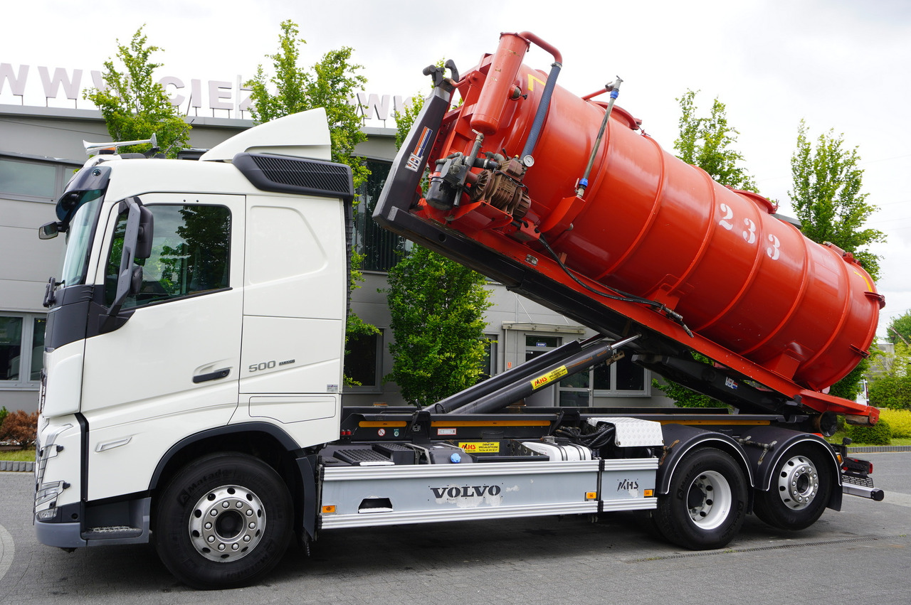 VOLVO Volvo FH 500 / Septic barrel 13000 l / Hook lift 21 t / 2022 / 3rd axle steered / 2 units - Φορτηγό φόρτωσης γάντζου: φωτογραφία 4 VOLVO Volvo FH 500 / Septic barrel 13000 l / Hook lift 21 t / 2022 / 3rd axle steered / 2 units - Φορτηγό φόρτωσης γάντζου: φωτογραφία 4