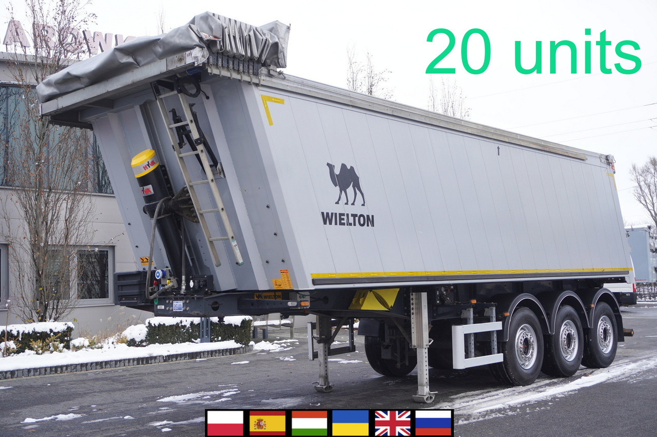 WIELTON NW-3 / weight 6.2 t / capacity 38m3 / Electrically folded roof / Teflon / 20 units, 2022 - Επικαθήμενο ανατρεπόμενο: φωτογραφία 1 WIELTON NW-3 / weight 6.2 t / capacity 38m3 / Electrically folded roof / Teflon / 20 units, 2022 - Επικαθήμενο ανατρεπόμενο: φωτογραφία 1