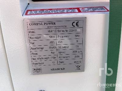 COMPAL POWER VG-R110 10kW (Unused) - Βιομηχανική γεννήτρια: φωτογραφία 5 COMPAL POWER VG-R110 10kW (Unused) - Βιομηχανική γεννήτρια: φωτογραφία 5