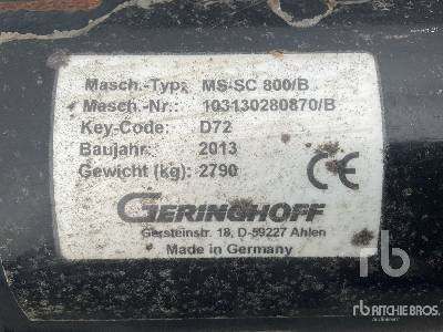 GERINGHOFF MAISSTAR SC 800 - Θεριζοαλωνιστική μηχανή - κεφαλή: φωτογραφία 5 GERINGHOFF MAISSTAR SC 800 - Θεριζοαλωνιστική μηχανή - κεφαλή: φωτογραφία 5