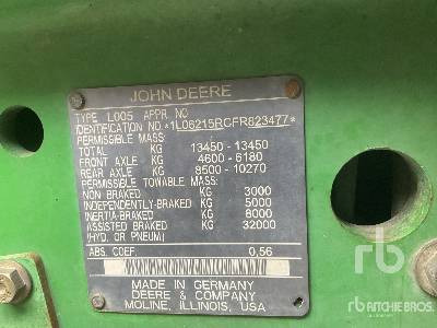 JOHN DEERE 6215R - Τρακτέρ: φωτογραφία 5 JOHN DEERE 6215R - Τρακτέρ: φωτογραφία 5
