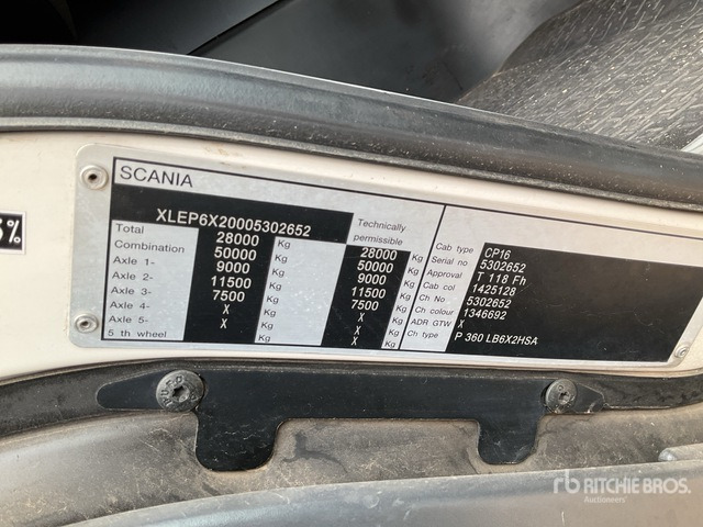 2012 Scania P360B 6x2 Hooklift Truck - Φορτηγό φόρτωσης γάντζου: φωτογραφία 1 2012 Scania P360B 6x2 Hooklift Truck - Φορτηγό φόρτωσης γάντζου: φωτογραφία 1