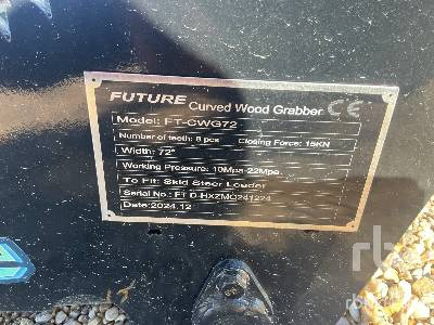 FUTURE FT-CWG72 (Unused) - Αρπάγη για Φορτωτής πλάγιας ολίσθησης: φωτογραφία 4 FUTURE FT-CWG72 (Unused) - Αρπάγη για Φορτωτής πλάγιας ολίσθησης: φωτογραφία 4