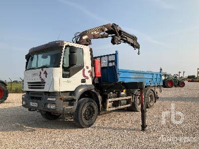 IVECO TRAKKER 360 2007 Atlas 240.2E A7 on 6x4 - Φορτηγό με ανοιχτή καρότσα, Φορτηγό με γερανό: φωτογραφία 1 IVECO TRAKKER 360 2007 Atlas 240.2E A7 on 6x4 - Φορτηγό με ανοιχτή καρότσα, Φορτηγό με γερανό: φωτογραφία 1
