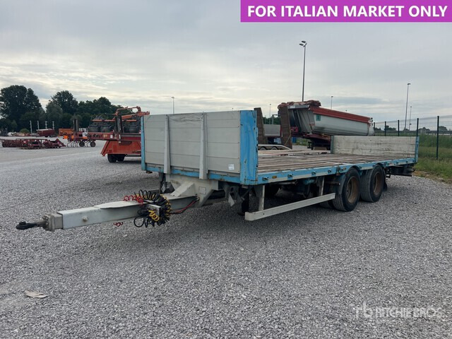 2002 Pezzaioli BC22G/20 T/A Trailer :Misc. Trailer - Τρέιλερ πλατφόρμα/ Καρότσα: φωτογραφία 2 2002 Pezzaioli BC22G/20 T/A Trailer :Misc. Trailer - Τρέιλερ πλατφόρμα/ Καρότσα: φωτογραφία 2