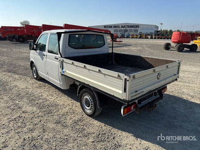 2014 Volkswagen Transporter Crew Cab Flatbed Truck - Μικρό φορτηγό με καρότσα: φωτογραφία 3 2014 Volkswagen Transporter Crew Cab Flatbed Truck - Μικρό φορτηγό με καρότσα: φωτογραφία 3
